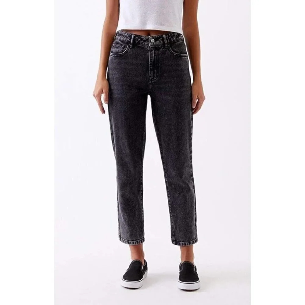 PacSun 90s Throwback High Waisted Dark Washed Mom Denim Jeans